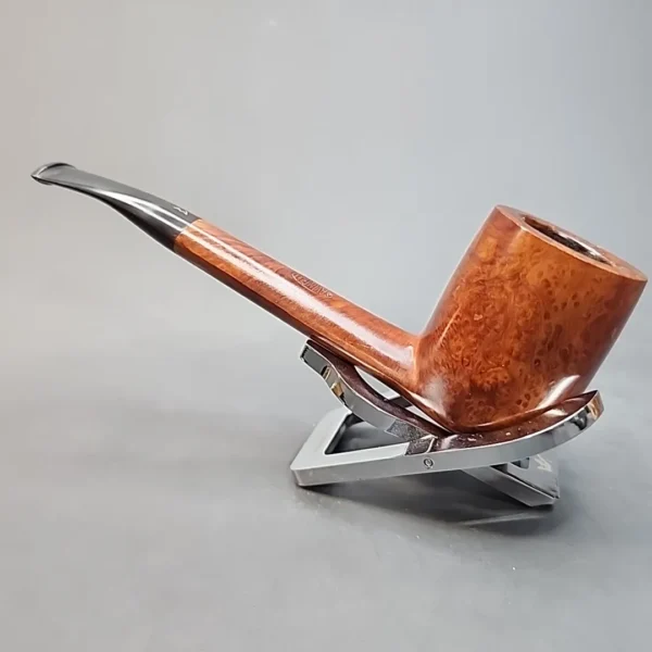 Savinelli Extra 814 KS, Slightly Bent Billiard Briar Pipe, Italian Estates [SOLD OUT] - Image 9