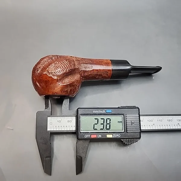 Custombilt 15 Rusticated Squat Tomato Estate Briar Pipe, USA [SOLD OUT] - Image 9
