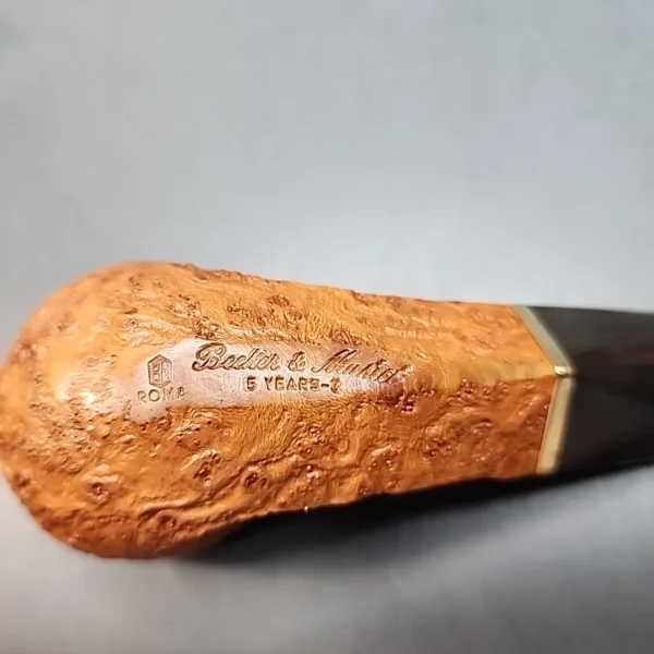 Becker & Musico Roma, Sandblasted Bulldog Briar Pipe, Italian Estates [SOLD OUT] - Image 9
