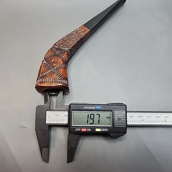 Barok 549, Rusticated Horn Estate Briar Pipe, English Estates [SOLD OUT] - Image 10
