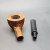 Mincer Era Custom-Bilt Rusticated Squat Dublin Estate Briar Pipe, USA [SOLD OUT] - Image 10