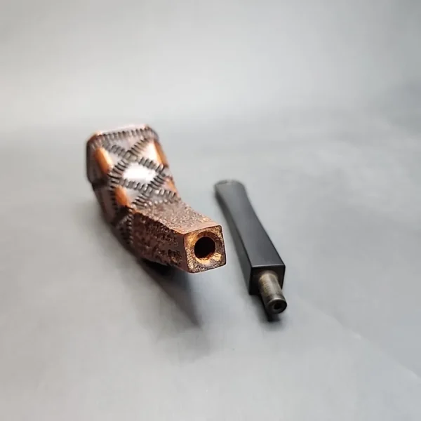 Barok 549, Rusticated Horn Estate Briar Pipe, English Estates [SOLD OUT] - Image 11