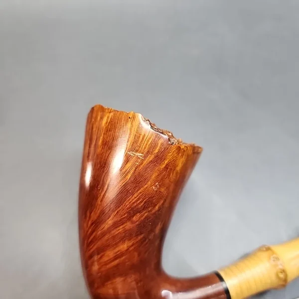 Tsuge Tokyo Smooth 502, Bamboo Shank, Dublin Briar Pipe, Japanese Estates [SOLD OUT] - Image 11