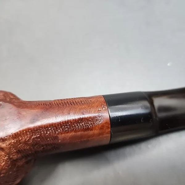 Custombilt 15 Rusticated Squat Tomato Estate Briar Pipe, USA [SOLD OUT] - Image 11