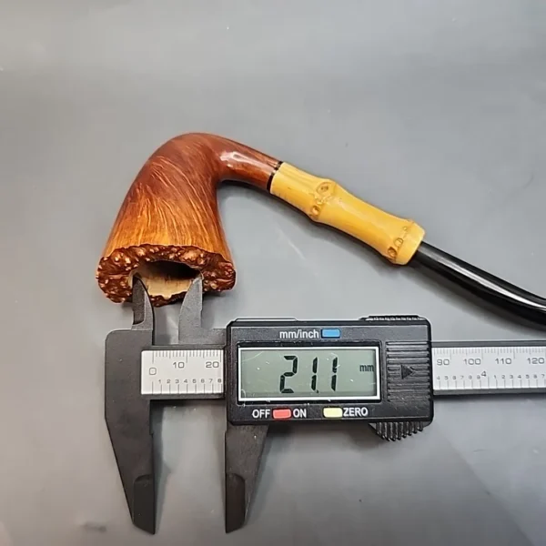Tsuge Tokyo Smooth 502, Bamboo Shank, Dublin Briar Pipe, Japanese Estates [SOLD OUT] - Image 12