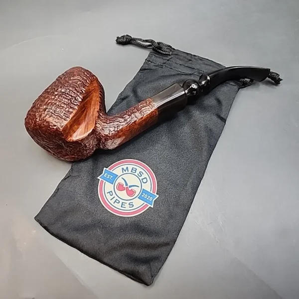Ben Wade Prominence A2, Partially Sandblasted Freehand Briar Pipe, Danish Estates [SOLD OUT] - Image 13