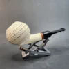 MBSD Meerschaum Deluxe Lattice Canted Ball Meerschaum Pipe [SOLD OUT] - Image 3