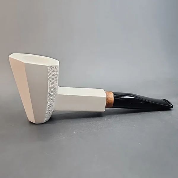 MBSD Meerschaum Deluxe, Panel Dublin Block Meerschaum Pipe, 9mm (Briar-Mortis) [SOLD OUT] - Image 3