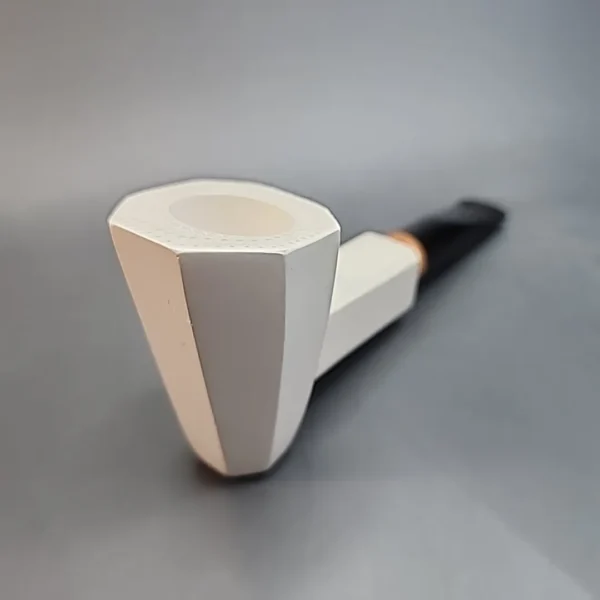 MBSD Meerschaum Deluxe, Panel Dublin Block Meerschaum Pipe, 9mm (Briar-Mortis) [SOLD OUT] - Image 4