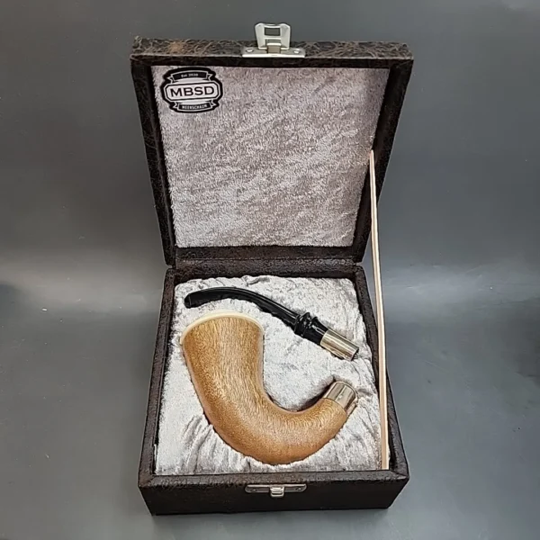 MBSD Meerschaum Calabash Spigot, Block Meerschaum Pipe [SOLD OUT] - Image 3