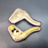 Antique Block Meerschaum Claw Cigarette Holder, Cheroot - Image 3