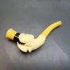 Antique Block Meerschaum Claw Cigarette Holder, Cheroot - Image 4