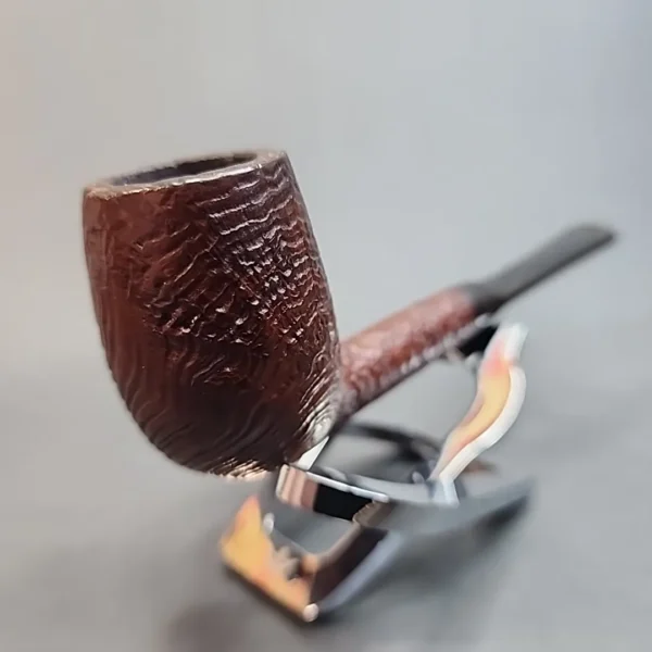 Georg Jensen Royal Knight Sandblasted Estate Briar Pipe, Danish Estates [SOLD OUT] - Image 3