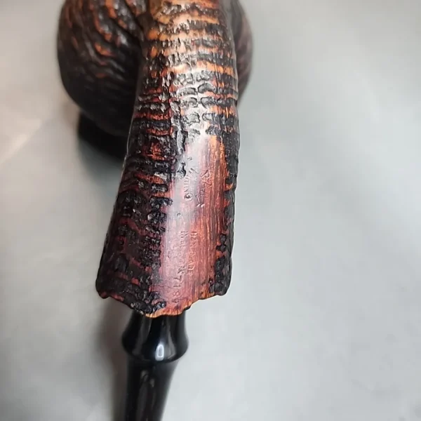 Bari Wiking 7189, Jumbo Handmade Sandblasted Briar Pipe, Danish Estates [SOLD OUT] - Image 8