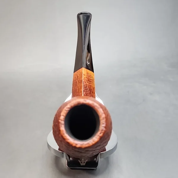 Comoy's Pebble Grain 80, Sandblasted Bulldog Pipe, Unsmoked / NOS [SOLD OUT] - Image 6
