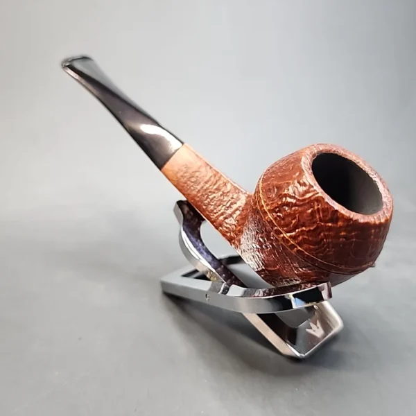 Comoy's Pebble Grain 80, Sandblasted Bulldog Pipe, Unsmoked / NOS [SOLD OUT] - Image 8