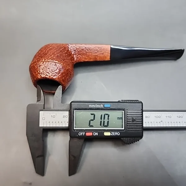 Comoy's Pebble Grain 80, Sandblasted Bulldog Pipe, Unsmoked / NOS [SOLD OUT] - Image 11