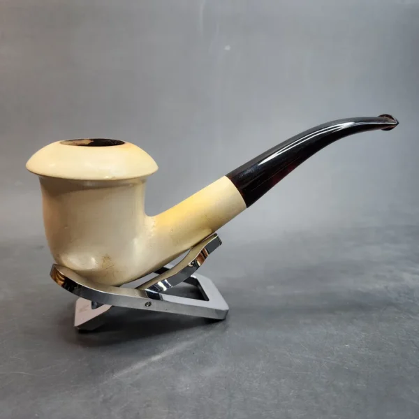 Smooth Calabash Estate Block Meerschaum Pipe, Turkish Estates [SOLD OUT] - Image 4