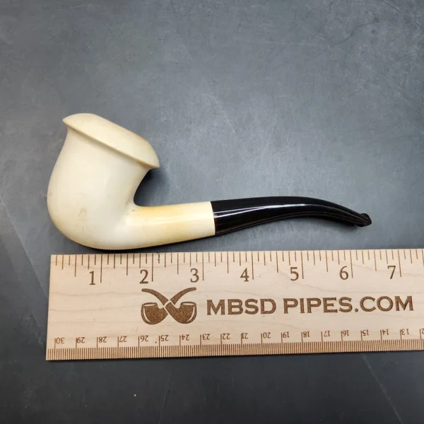 Smooth Calabash Estate Block Meerschaum Pipe, Turkish Estates [SOLD OUT] - Image 9