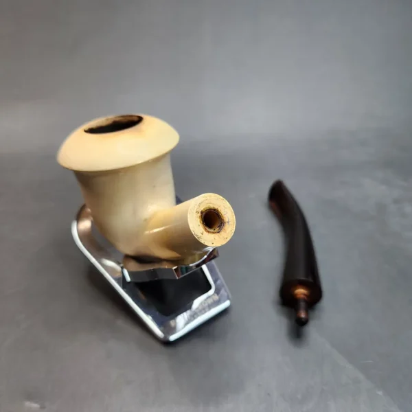 Smooth Calabash Estate Block Meerschaum Pipe, Turkish Estates [SOLD OUT] - Image 11