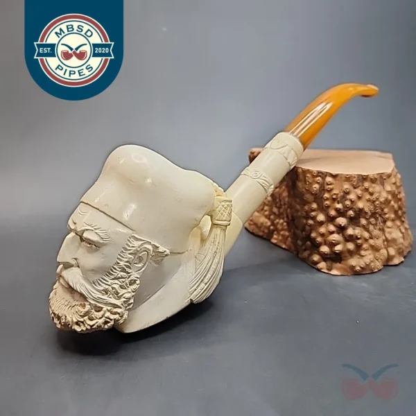 Vintage Unsmoked Sultan Block Meerschaum Pipe [SOLD OUT]