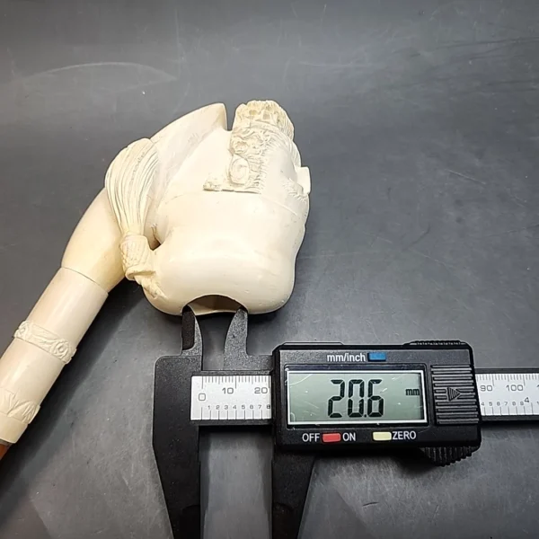 Vintage Unsmoked Sultan Block Meerschaum Pipe [SOLD OUT] - Image 9