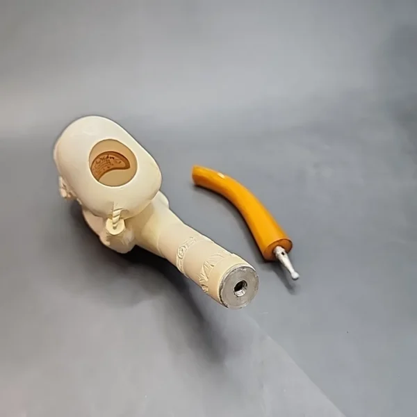 Vintage Unsmoked Sultan Block Meerschaum Pipe [SOLD OUT] - Image 10