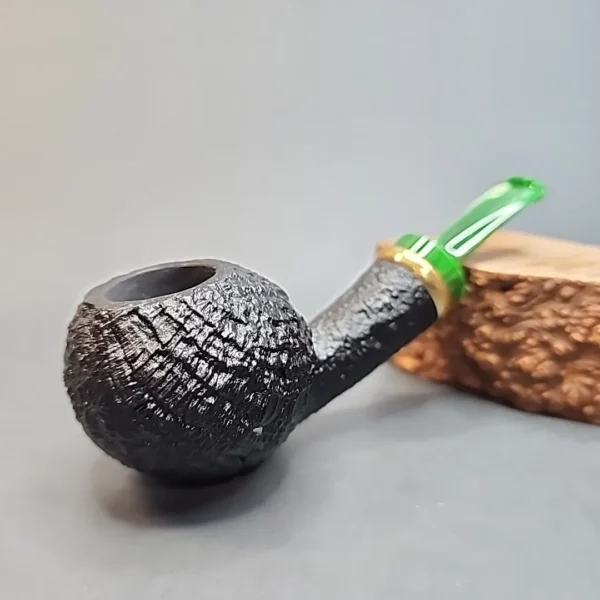 Yeti 618, Sandblasted Tomato Briar Pipe, Unsmoked (USA) [SOLD OUT] - Image 3