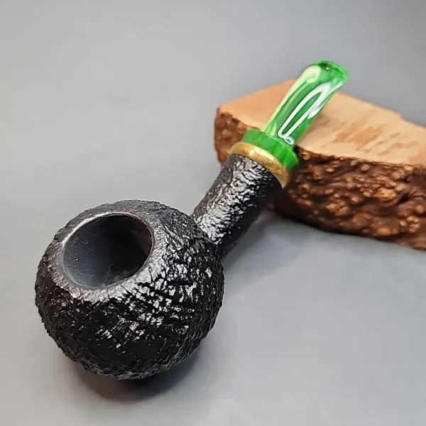 Yeti 618, Sandblasted Tomato Briar Pipe, Unsmoked (USA) [SOLD OUT] - Image 4