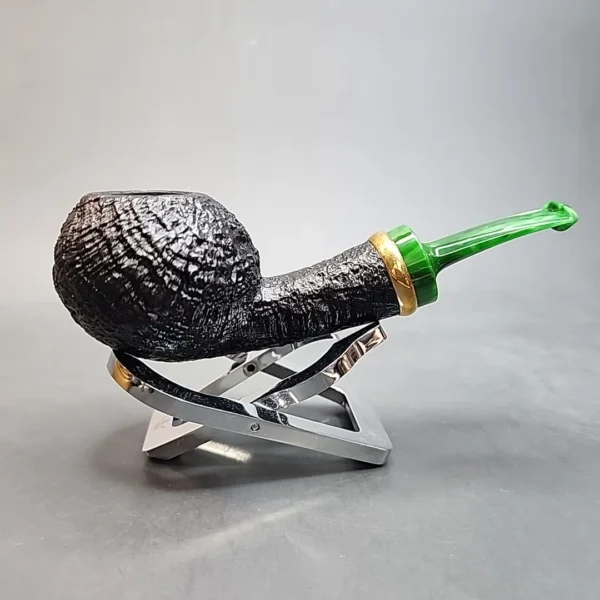 Yeti 618, Sandblasted Tomato Briar Pipe, Unsmoked (USA) [SOLD OUT] - Image 5