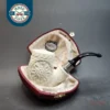 MBSD Meerschaum Spigot, Bent Billiard Block Meerschaum Pipe, Fitted Case [SOLD OUT]