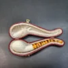 Ultralight Bent Squat Tomato Block Meerschaum Pipe, Fitted Case [SOLD OUT] - Image 4