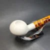 Ultralight Bent Squat Tomato Block Meerschaum Pipe, Fitted Case [SOLD OUT] - Image 6