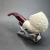 MBSD Meerschaum Bent Apple Block Meerschaum Pipe, Fitted Case [SOLD OUT] - Image 6