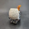 MBSD Meerschaum Rusticated Bent Apple Block Meerschaum Pipe, Fitted Case [SOLD OUT] - Image 6