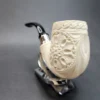 MBSD Meerschaum Spigot, Bent Billiard Block Meerschaum Pipe, Fitted Case [SOLD OUT] - Image 6