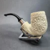MBSD Meerschaum Spigot, Bent Billiard Block Meerschaum Pipe, Fitted Case [SOLD OUT] - Image 7