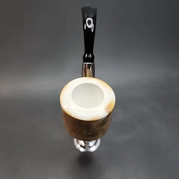 Kirsten G, Block Meerschaum Bowl, Estate Metal Pipe [SOLD OUT] - Image 8