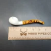 Ultralight Bent Squat Tomato Block Meerschaum Pipe, Fitted Case [SOLD OUT] - Image 9
