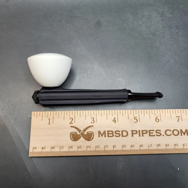 Kirsten LB, Dublin Block Meerschaum Bowl, Metal Estate Pipe, American Estates [SOLD OUT] - Image 9