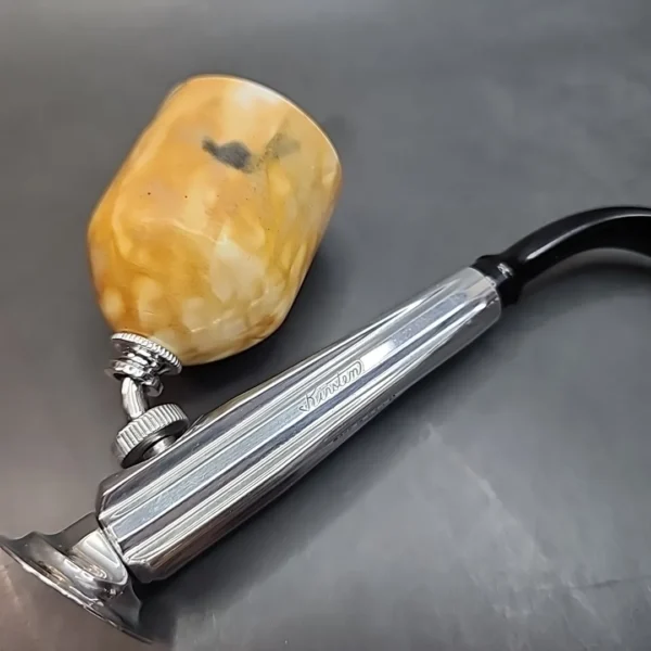 Kirsten G, Block Meerschaum Bowl, Estate Metal Pipe [SOLD OUT] - Image 9