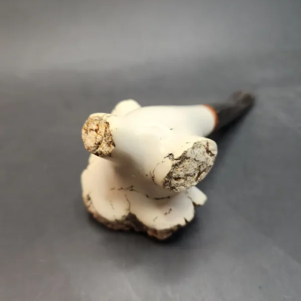 MBSD Meerschaum Natural Freehand Block Meerschaum Pipe, Briar-Mortise - Image 9