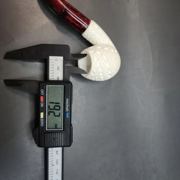 MBSD Meerschaum Bent Apple Block Meerschaum Pipe, Fitted Case [SOLD OUT] - Image 10
