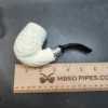 MBSD Meerschaum Spigot, Bent Billiard Block Meerschaum Pipe, Fitted Case [SOLD OUT] - Image 10