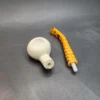 Ultralight Bent Squat Tomato Block Meerschaum Pipe, Fitted Case [SOLD OUT] - Image 11