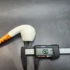 MBSD Meerschaum Rusticated Bent Apple Block Meerschaum Pipe, Fitted Case [SOLD OUT] - Image 11