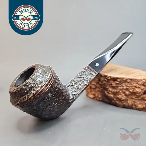 Astleys of London, Rusticated Straight Bulldog Briar Pipe, English Estates [SOLD OUT]