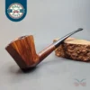 Tim West Smooth Bent Panel Estate Briar Pipe, Plateau Grain, USA [SOLD OUT]