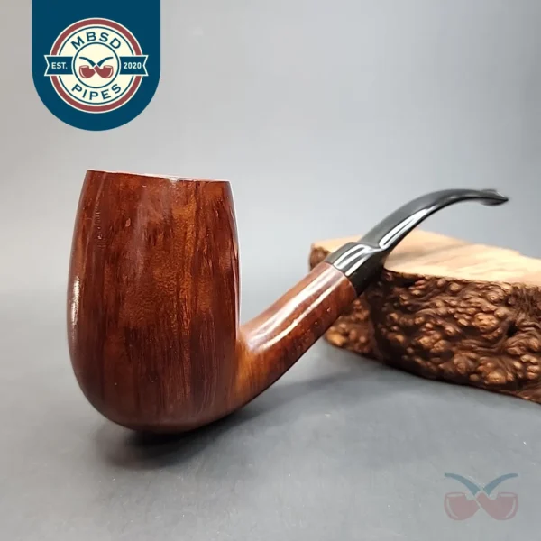 Panter Giant Smooth Bent Egg Estate Briar Pipe, French Estates [SOLD OUT]
