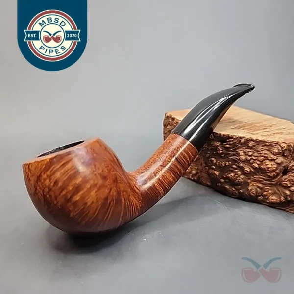 Rad Davis, Smooth Bent Apple Estate Briar Pipe, American Estates [SOLD OUT]